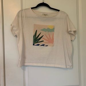 Madewell Botanical Graphic Setlisr Boxy Tee